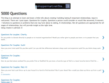 Tablet Screenshot of 5000questions.com